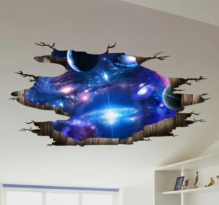 Ceiling UV printing effect diagram