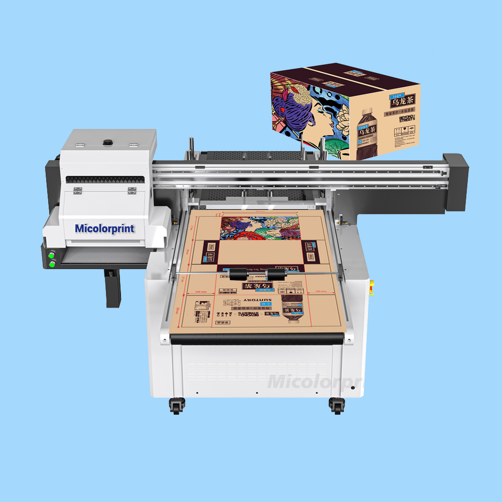 Assembly line UV printer 600mm width carton package 0-15 mm thickness kraft paper bag direct printer corrugated Box printer