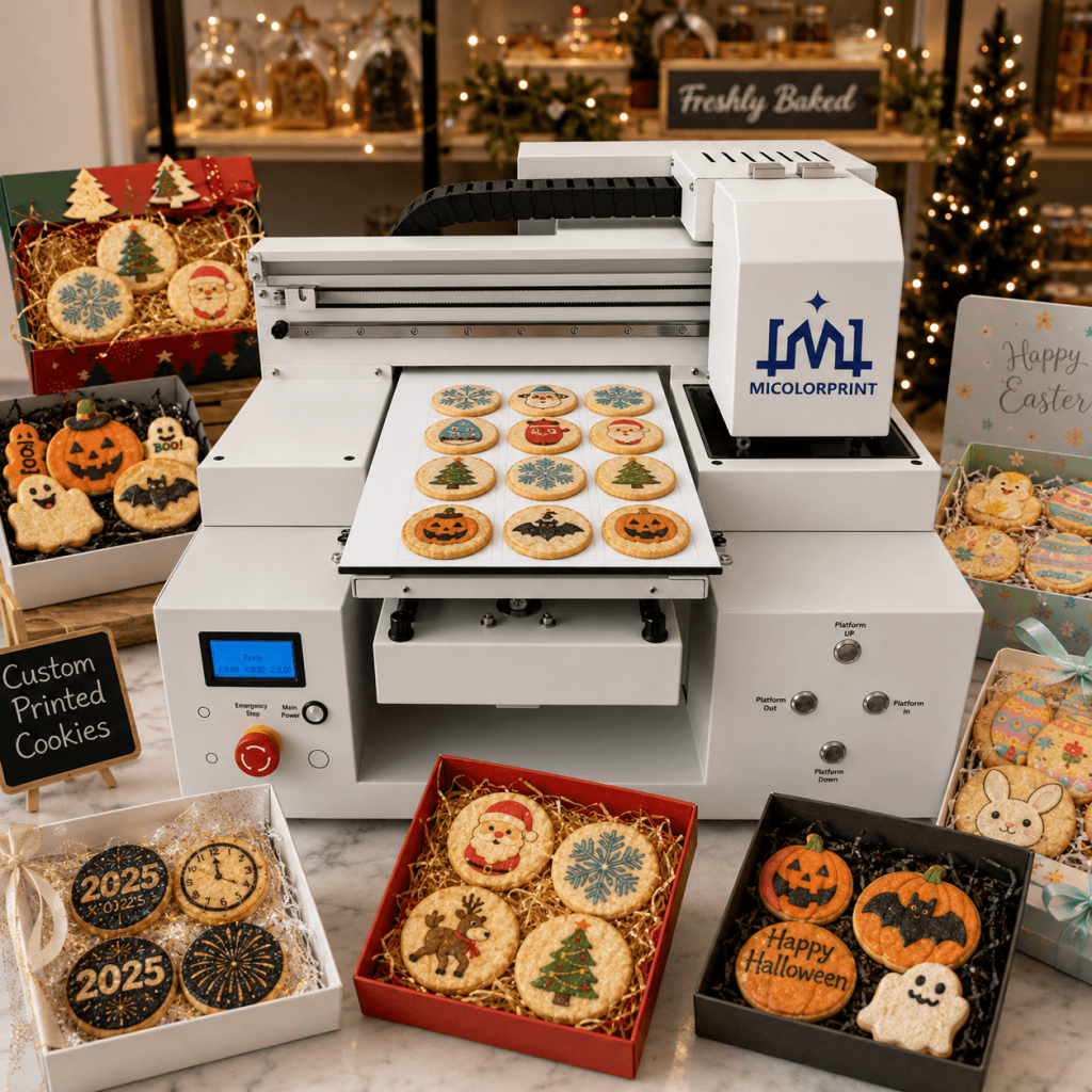 With in-house cookie printing, bakeries can produce seasonal patterns and limited-edition cookie designs faster.