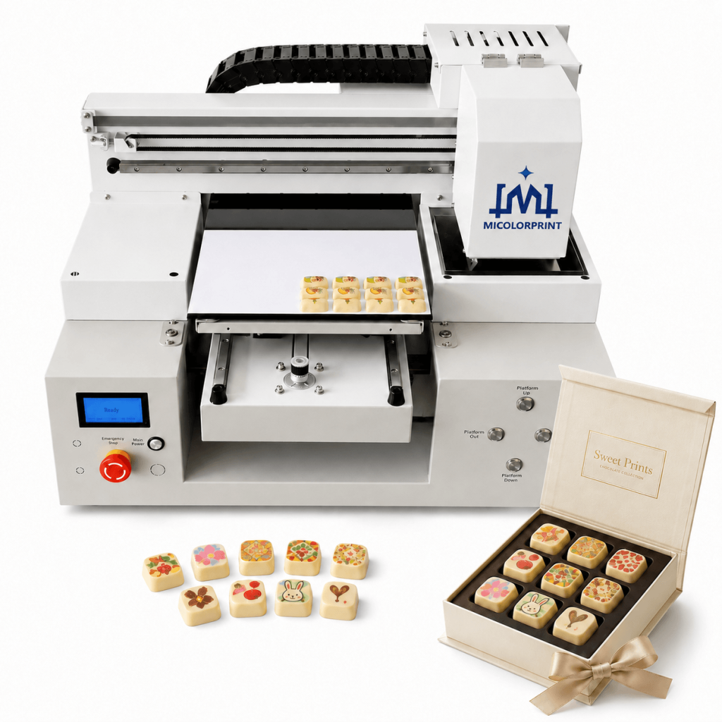 chocolate printer machine for edible logo and photo printing