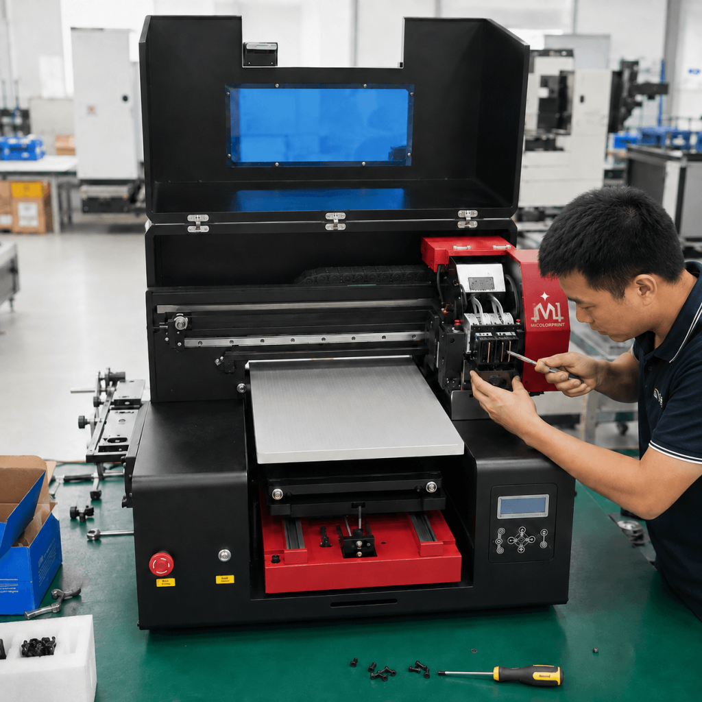 A3 uv dtf printer for Printhead Installation