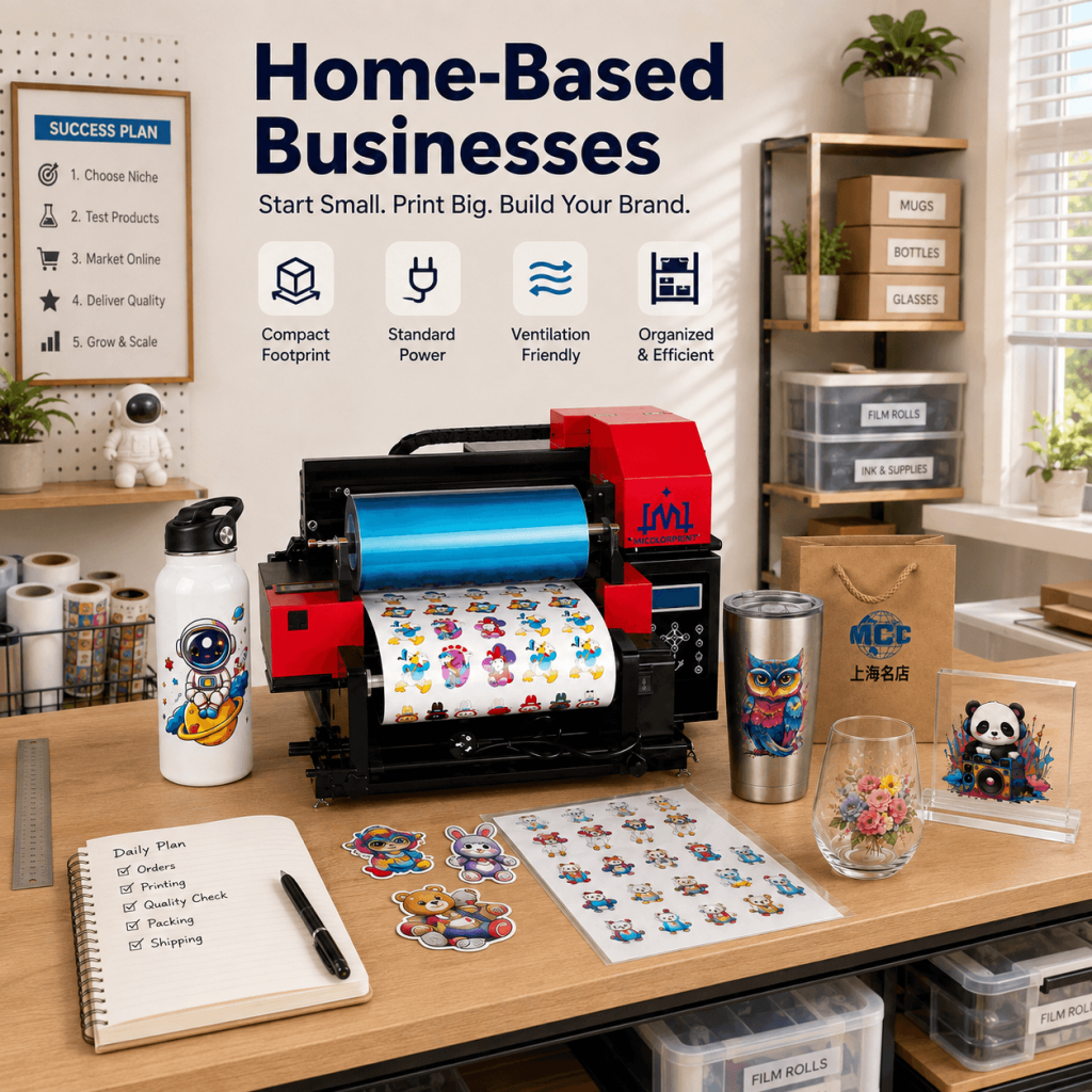 mini uv dtf printer used on Home-Based Businesses
