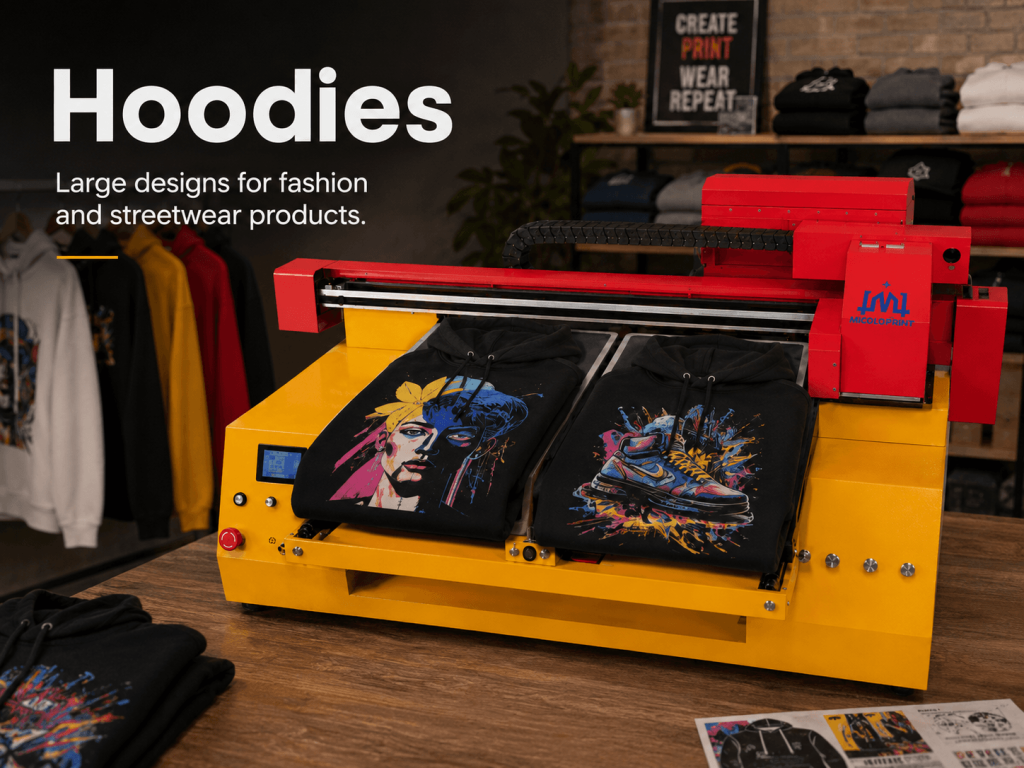 A2 dtg printer for Hoodies
