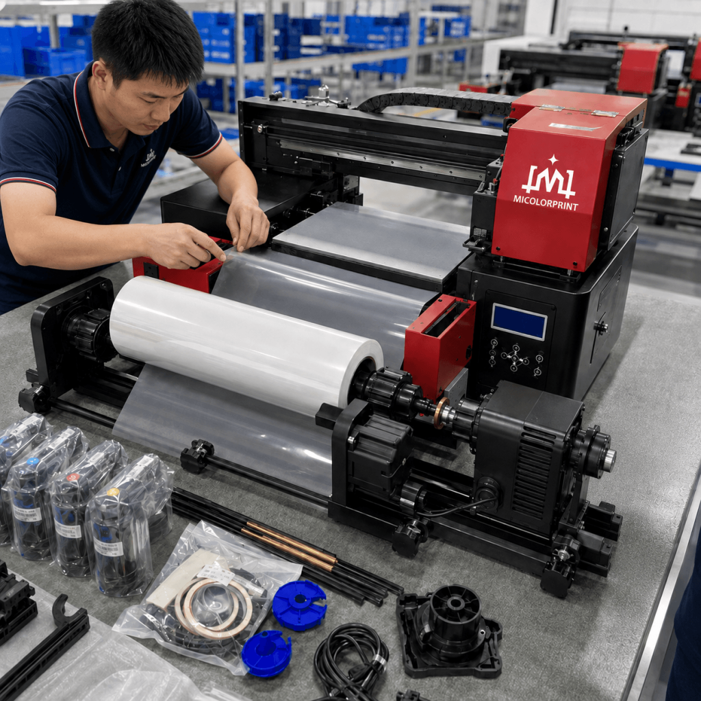 small uv dtf printer of Machine Calibration