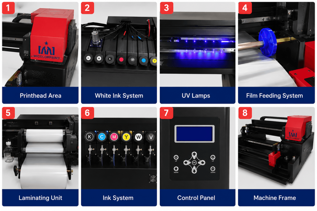 small uv dtf printer of Take a Closer Look at the Machine