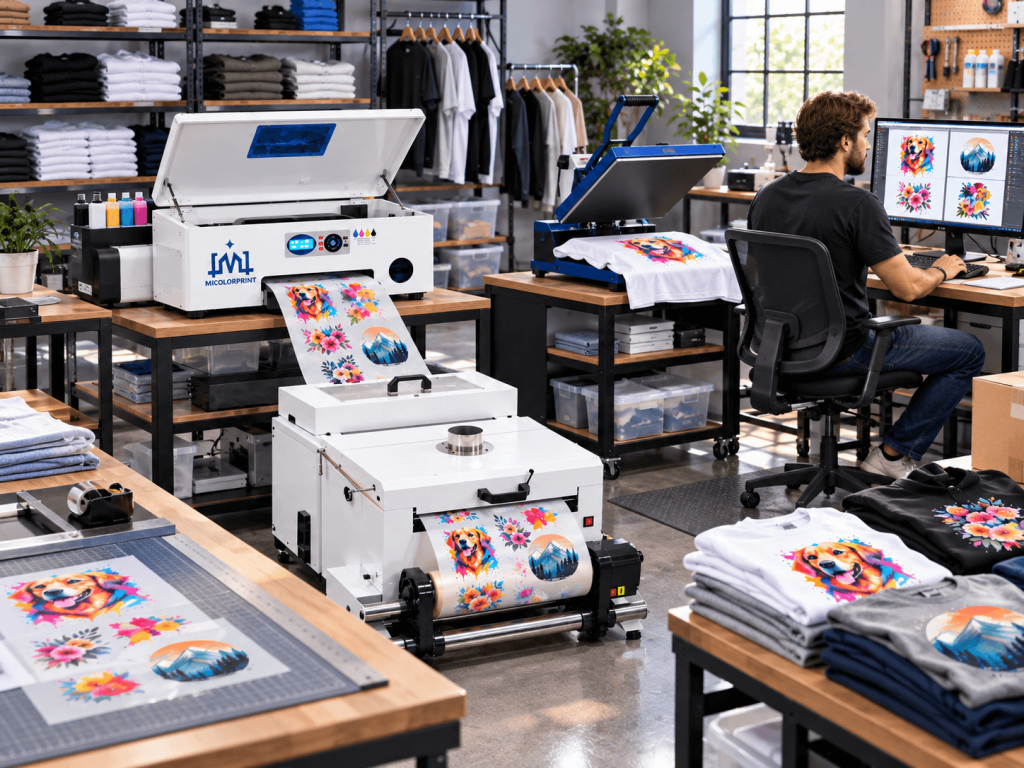 30cm dtf printer for Adding DTF to an existing print shop