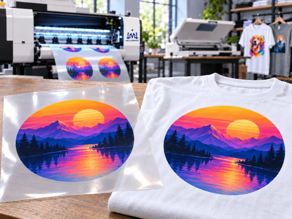 dtf printer for Color transitions