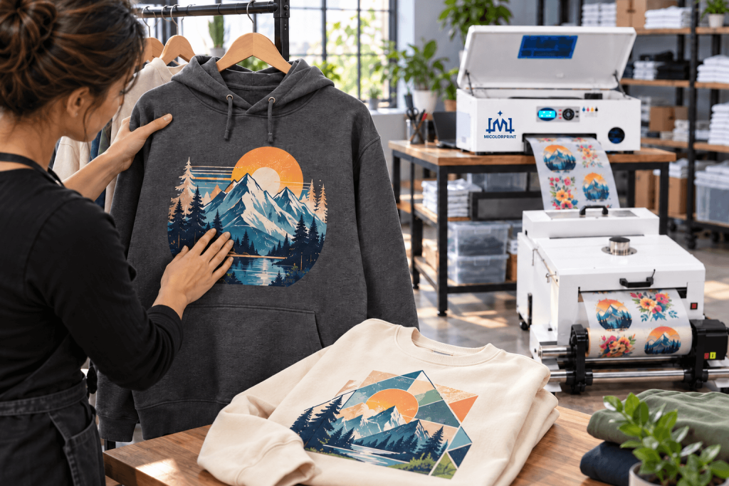 A3/30cm dtf printer for Hoodies and Sweatshirts